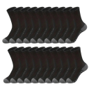 20 paia di calze sportive unisex EUR 38-47 in cotone traspiranti antiscivolo per corsa escursionismo fitness attività all'aperto 1