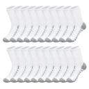 20 pares de meias unisex desportivas EUR 38-47 de algodão, respiráveis e antiderrapantes para corrida, caminhadas, fitness e atividades ao ar livre 3