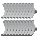 20 pares de meias unisex desportivas EUR 38-47 de algodão, respiráveis e antiderrapantes para corrida, caminhadas, fitness e atividades ao ar livre 4