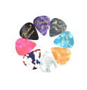20 pcs Celluloid Plectrums 0.71 mm Colour Set for Acoustic and Electric Guitar Medium Hard Plectrums for Versatile Playing and Bright Tone 1