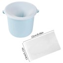 20 pezzi di calze in nylon per skimmer 22x13 cm Coperture filtranti per cestino da piscina Protezione del filtro Pulizia dell'acqua Spazio di raccolta per detriti 4