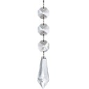 20 pièces de stalactites transparentes en acrylique Décorations de Noël en cristal pour sapin Décorations glacées suspendues en forme de stalactite 1
