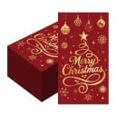 20 pièces Serviettes en papier 40 x 33 cm Serviettes de Noël Merry Christmas Serviettes décoratives de Noël pour les repas festifs 2
