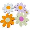 20 pz Tovaglioli di carta 16 x 15,5 cm Tovaglioli a forma di fiore Tovaglioli decorativi floreali per feste compleanni matrimoni e party 1