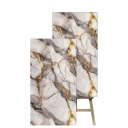 20 Self-Adhesive Marble Effect PVC Tiles Waterproof 60x30cm for Floor Renovation Easy Application Modern Look Long Lifespan 15