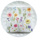 20 stk Papirservietter 33 x 33 cm 2 lag Motiv af markblomster Naturlig vandbaseret blæk Dekorativ borddækning 2