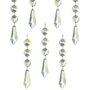 20 stuks heldere icicles van acryl Kristallen kerstversieringen voor de kerstboom Hangende ijzige decoraties in de vorm van icicles voor winterdecoratie 2