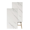 20 stycken självhäftande marmorplattor PVC vattentåliga 60x30 cm för golvrenovering enkel applicering modern utseende lång livslängd 5