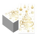 20 sztuk Serwetek papierowych 40 x 33 cm Serwetki świąteczne Merry Christmas Dekoracyjne serwetki na świąteczne stołowanie, przyjęcia 1