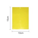 20 unidades Armadilha adesiva amarela dupla face para insetos voadores 10 × 15 cm para captura de insetos em casa, estufa e junto a plantas 3