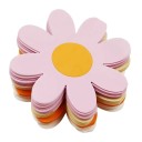 20 unidades de Guardanapos de Papel 16 x 15,5 cm Guardanapos em Forma de Flor Guardanapos Decorativos Florais para Celebrações Aniversários Casamentos e Festas 2