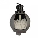 200 g fiberfilterbollar för rengöring av poolfilter och vattenfilter. Filterbomull. För akvarier, dammar och avloppssystem. 3