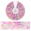 2000 Glass Beads 2 mm Hole 1 mm 12 Compartments Rotating Pack 8.4 × 8.4 cm Colour Set for Making Necklaces, Bracelets and Earrings 1