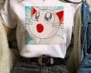 T-shirt för kvinnor med tecknat motiv 12
