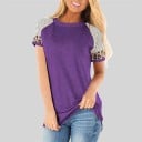 T-shirt med leopardtryck för kvinnor 2