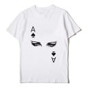 Dam T-shirt med kortmotiv 1
