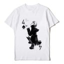 Dam T-shirt med kortmotiv 3