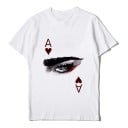 Dam T-shirt med kortmotiv 6
