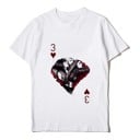 Dam T-shirt med kortmotiv 8