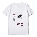 Dam T-shirt med kortmotiv 12