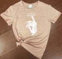 Dam T-shirt med handmotiv 3