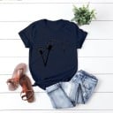 Dam T-shirt med maskros 11