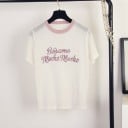 T-shirt med tryck för damer A1086 1