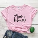 T-shirt med tryck för kvinnor A1323 3