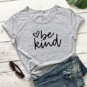 T-shirt med tryck för kvinnor A1323 5