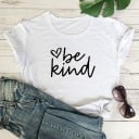 T-shirt med tryck för kvinnor A1323 7
