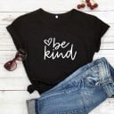T-shirt med tryck för kvinnor A1323 14