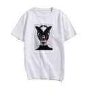 T-shirt dam med tryck B338 1