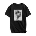 T-shirt dam med tryck B338 4