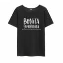 T-shirt dam med tryck B368 2