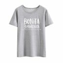 T-shirt dam med tryck B368 3