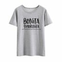T-shirt dam med tryck B368 4