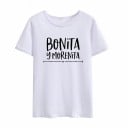 T-shirt dam med tryck B368 6