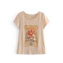 T-shirt dam med tryck B378 2