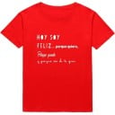 T-shirt dam med tryck B392 3