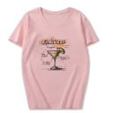 T-shirt dam med drinktryck 12