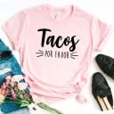 Dámske tričko s potlačou tacos 5