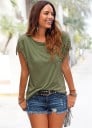 Dam t-shirt med fransar 3