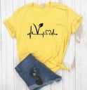 T-shirt för kvinnor med vegansk symbol 6