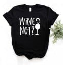 Dam T-shirt med roligt vintryck B315 2