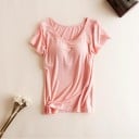 Dam T-shirt med förstärkt byst 4