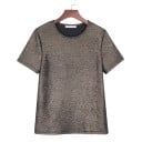 T-shirt i guld för kvinnor 1