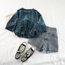 Glittert-shirt för kvinnor A204 2