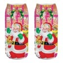 Dámské vánoční ponožky s 3D potiskem Santy 9