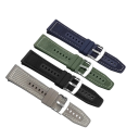 22 mm Nylon-Silikon-Uhrenarmband für Huawei Watch GT 4 46 mm GT 3 Sport Huawei Watch 4 Pro Samsung Galaxy Watch 6 5 4 Robuster Gürtel 1