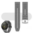 22 mm nylon-silikonrem för klockor för Huawei Watch GT 4 46 mm GT 3 Sport Huawei Watch 4 Pro Samsung Galaxy Watch 6 5 4 hållbar rem 4